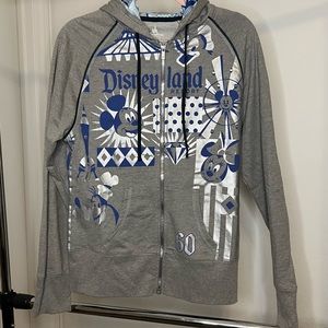 DISNEYLAND DIAMOND CELEBRATION 60TH DISNEY WOMEN ZIP UP HOODIE